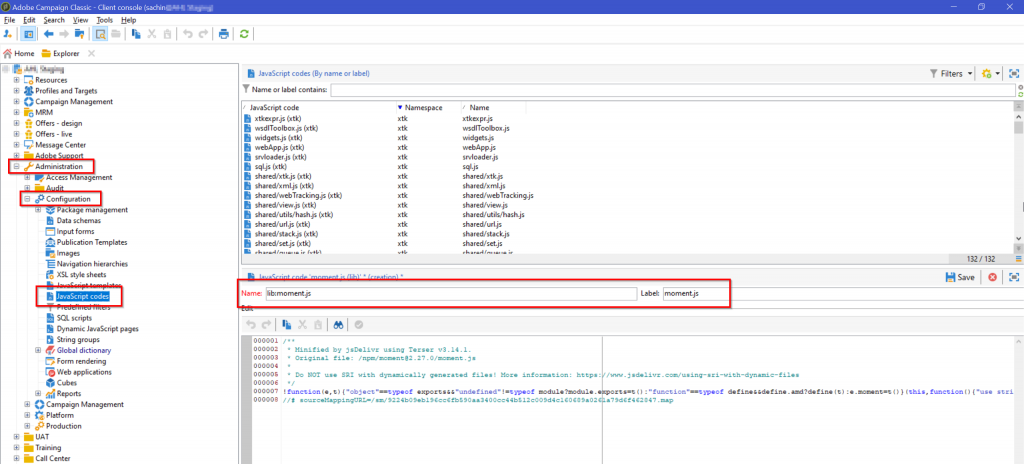 Using external javascript libraries in Adobe Campaign - Technowide